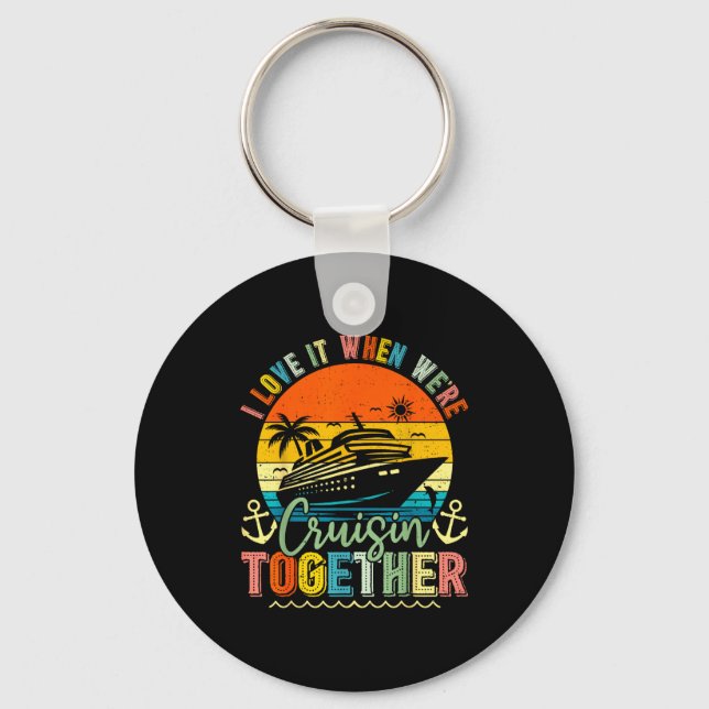Cruise Squad 2026 Family Group Matching Summer Vac Keychain (Front)
