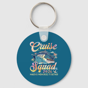 Cruise Squad 2026 Family Group Matching Summer Vac Keychain