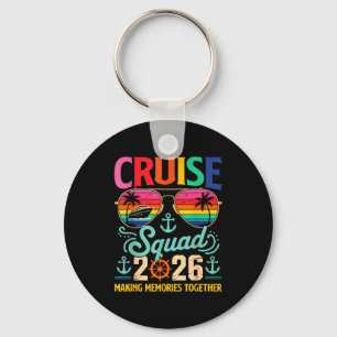 Cruise Squad 2026 Family Group Matching Summer Vac Keychain