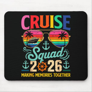 Cruise Squad 2026 Family Group Matching Summer Vac Mouse Pad