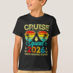 Cruise Squad 2026 Family Group Matching Summer Vac T-Shirt