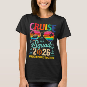 Cruise Squad 2026 Family Group Matching Summer Vac T-Shirt