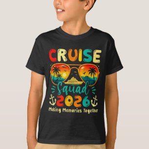 Cruise Squad 2026 Family Group Matching Summer Vac T-Shirt