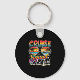 Cruise squad 2026 family reunion vacation sunset keychain