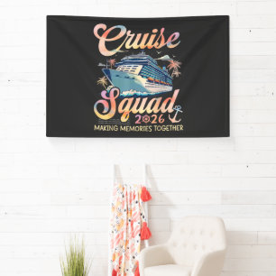 Cruise Squad 2026 Family Summer Vacation Banner