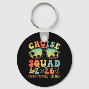 Cruise Squad 2026 Family Vacation Matching Group Keychain