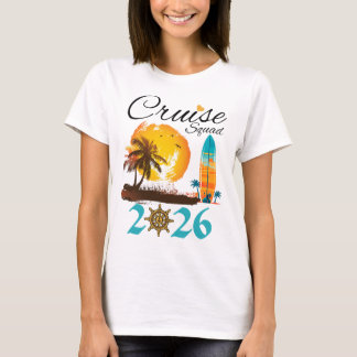 Cruise Squad 2026 Family Vacation T-Shirt