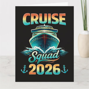 Cruise Squad 2026 – Summer Vacation Card