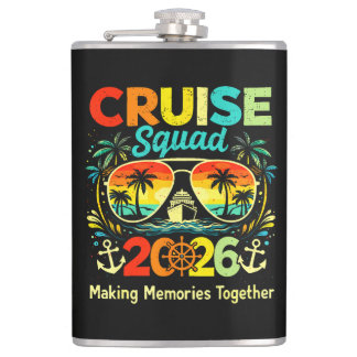 Cruise Squad 2026 Summer Vacation Hip Flask