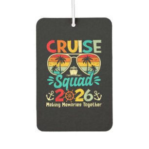 Cruise Squad 2026 Summer Vacation Matching Family Air Freshener