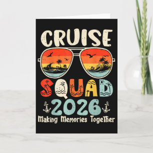 Cruise Squad 2026 Summer Vacation Matching Family Card