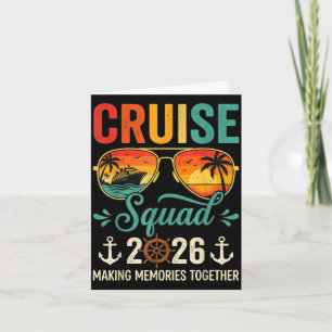 Cruise squad 2026 summer vacation matching family card