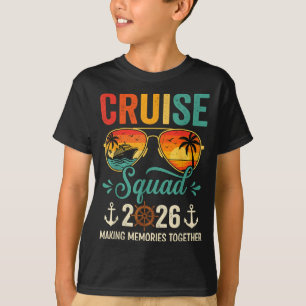 Cruise squad 2026 summer vacation matching family T-Shirt