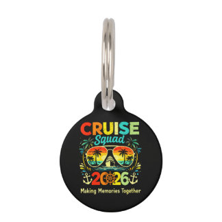 Cruise Squad 2026 Summer Vacation Pet Tag