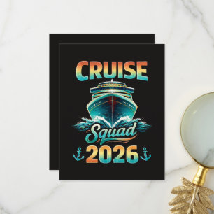 Cruise Squad 2026 – Summer Vacation Thank You Card