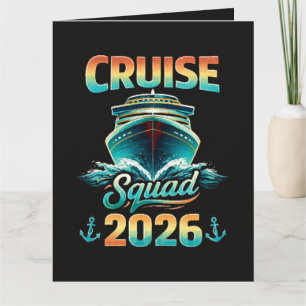 Cruise Squad 2026 – Summer Vacation Thank You Card