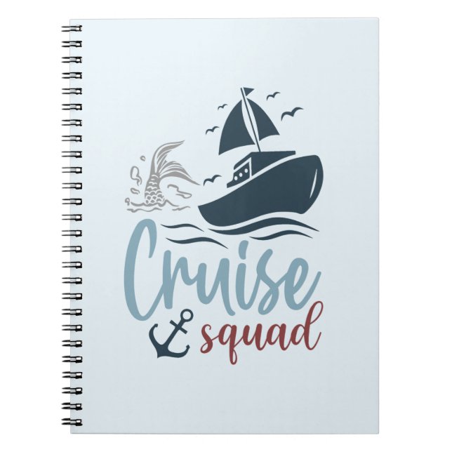 Cruise Squad Adventure  Notebook (Front)