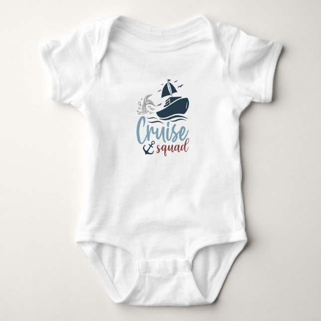 Cruise Squad Baby Bodysuit (Front)