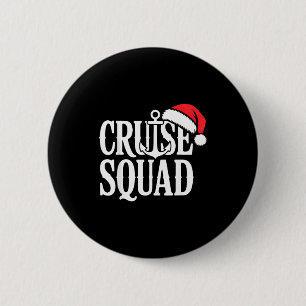 Cruise Squad Festive Srit Nautical Lovers Christma 2 Inch Round Button