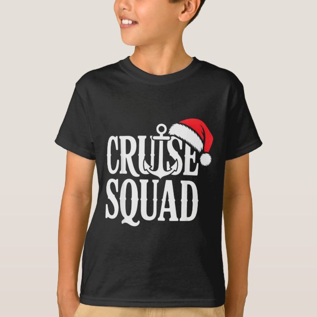 Cruise Squad Festive Srit Nautical Lovers Christma T-Shirt (Front)