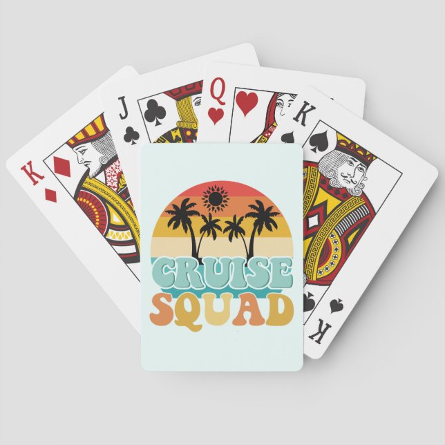 Cruise Squad Playing Cards (Back)
