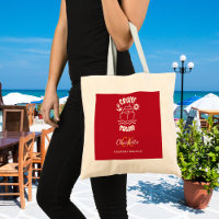 Cruise squad red white monogram name