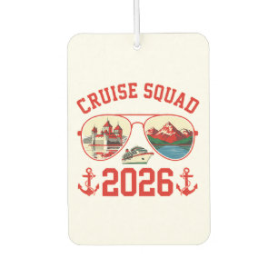Cruise Squad Switzerland Vacation Trip 2026 Air Freshener