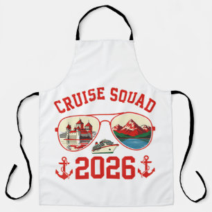 Cruise Squad Switzerland Vacation Trip 2026 Apron