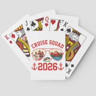 Cruise Squad Switzerland Vacation Trip 2026 Playing Cards