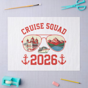 Cruise Squad Switzerland Vacation Trip 2026 Tissue Paper