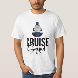 Cruise Squad with big ship for family vacation T-Shirt