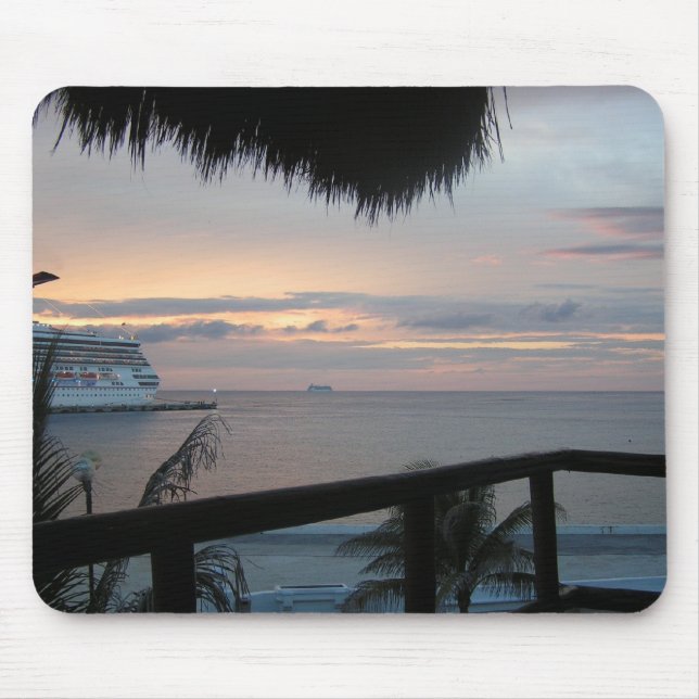Cruise Sunset  Mousepad (Front)