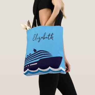 Cruise Theme Personalized Tote Bag