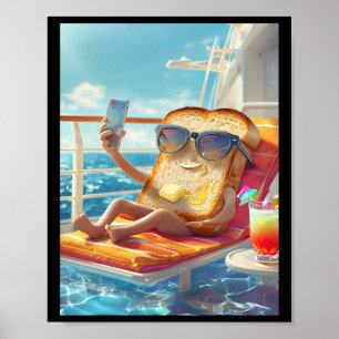 Cruise Toast Funny Poster