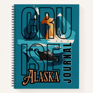 Cruise Travel Journal Diary Alaska Glacier