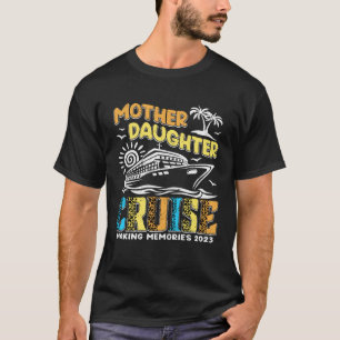 Cruise Trip Mother Daughter Cruise Ship Trip Leopa T-Shirt