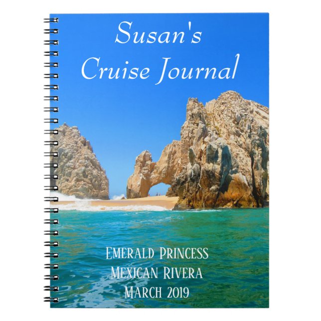 Cruise Vacances Journal Carnet Mexico Beach (Devant)