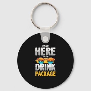 Cruise Vacation Funny Drinking Tail Party Shirt 6 Keychain
