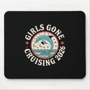 Cruise Vacation Trip Dolphin Girls Gone Cruising 2 Mouse Pad