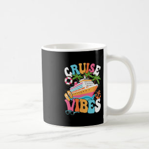 Cruise Vibes Groovy Sea Trip Women Girls Kids Coffee Mug