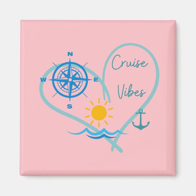   Cruise Vibes Magnet (Front)