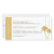 Cruise Wedding Boarding Pass Ticket Gold Yacht