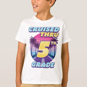 Cruised Thru 5th Grade Graduation T-Shirt