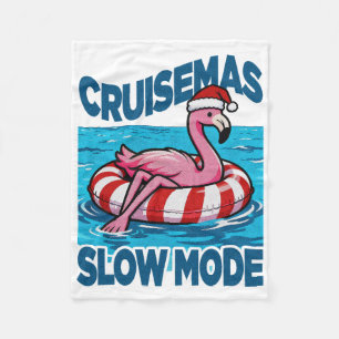 Cruisemas Slow Mode Fleece Blanket