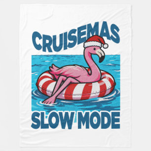 Cruisemas Slow Mode Fleece Blanket