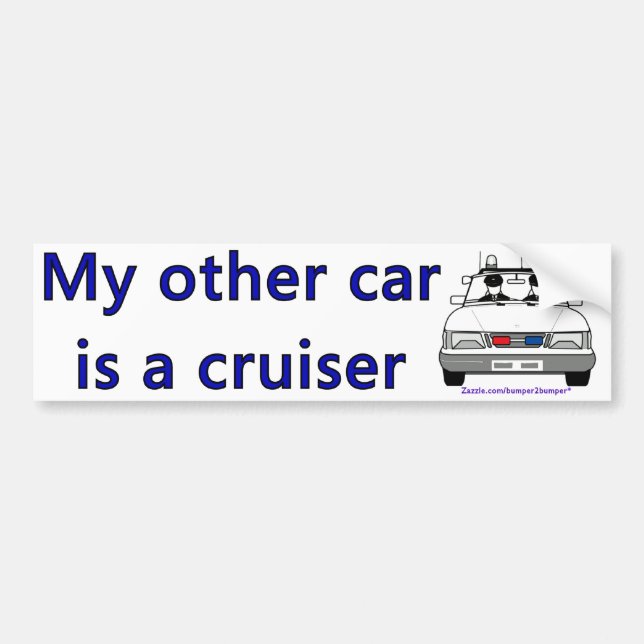 Cruiser Bumper Sticker (Front)