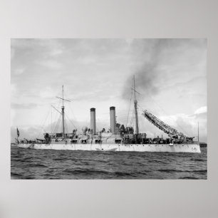 Cruiser U.S.S. Atlanta, 1903 Poster