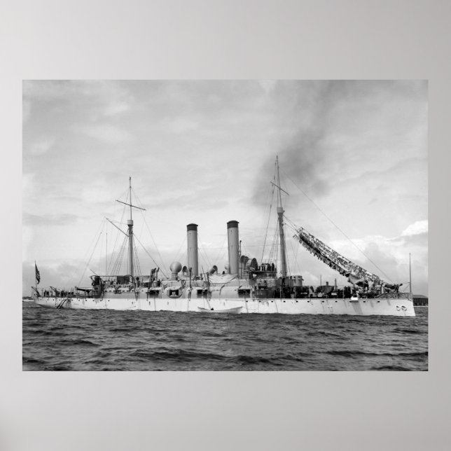 Cruiser U.S.S. Atlanta, 1903 Poster (Front)