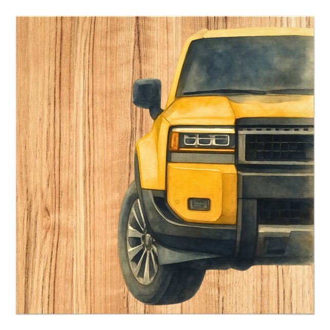Cruiser Wood Photo Print (Front)