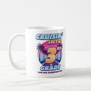 Cruisin’ Back to School 3rd Grade Coffee Mug
